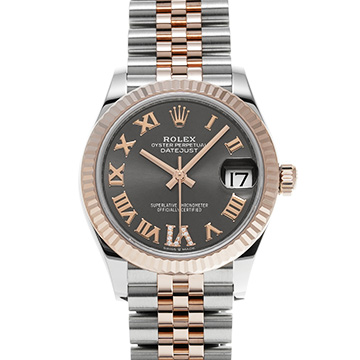 ロレックス デイトジャスト 31 278271 スレートグレー/ダイヤモンド ユニセックス 時計 【中古】【wristwatch】