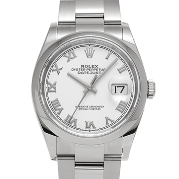 ロレックス デイトジャスト 36 126200 ホワイト メンズ 時計 【中古】【wristwatch】