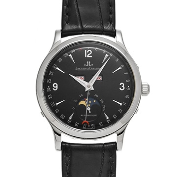 ジャガー ルクルト マスター ムーン Q143847A ブラック メンズ 時計 【中古】【wristwatch】