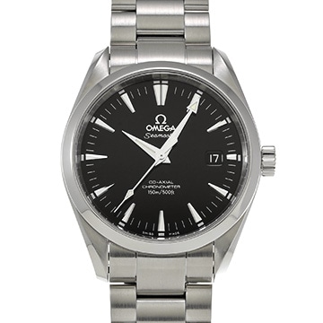 オメガ シーマスター アクアテラ コーアクシャル クロノメーター 2503.50 ブラック メンズ 時計 【中古】【wristwatch】