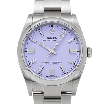 ロレックス オイスターパーペチュアル 36 126000 ラベンダー メンズ 時計 【中古】【wristwatch】
