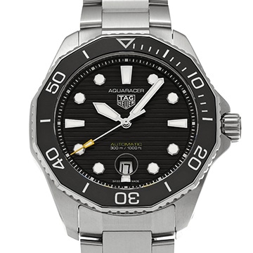 タグ ホイヤー アクアレーサー プロフェッショナル 300 キャリバー5 WBP201A.BA0632 ブラック メンズ 時計 【中古】【wristwatch】
