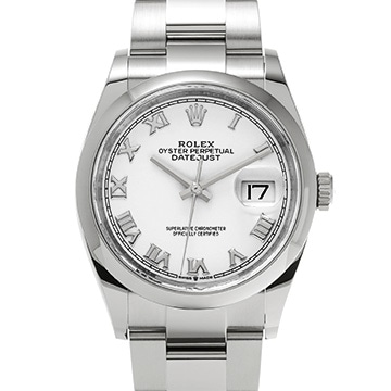 ロレックス デイトジャスト 36 126200 ホワイト メンズ 時計 【中古】【wristwatch】