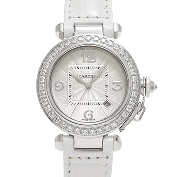 カルティエ パシャ WJ1050M9 シルバー ユニセックス 時計 【中古】【wristwatch】
