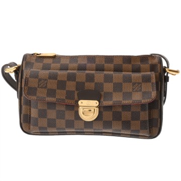 ルイ ヴィトン ダミエ ラヴェッロ GM エベヌ N60006 ダミエキャンバス レディース バッグ 【中古】【bag】