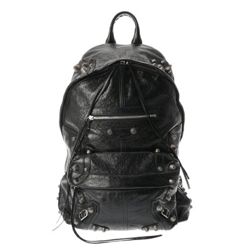 バレンシアガ バックパック ブラック 766297.1000.0.493075 アリーナラムスキン メンズ バッグ 【中古】【bag】