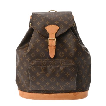 ルイ ヴィトン モノグラム モンスリ GM ブラウン M51135 モノグラムキャンバス レディース バッグ 【中古】【bag】