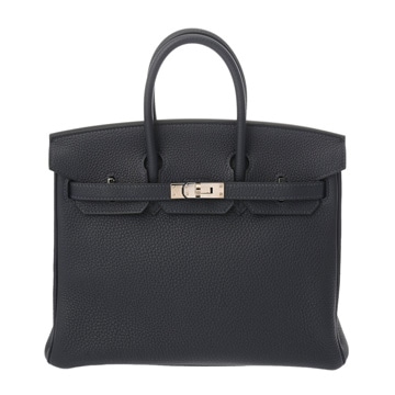 エルメス バーキン 25 ブルーニュイ トゴ レディース バッグ 【中古】【bag】