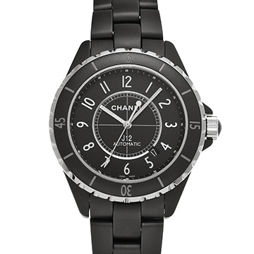 シャネル J12 42MM H3131 ブラック メンズ 時計 【中古】【wristwatch】