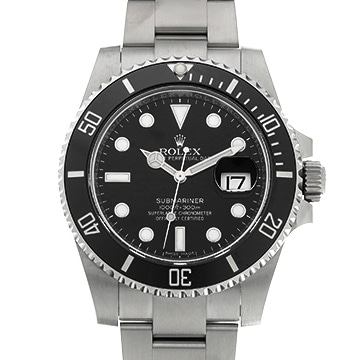 ロレックス サブマリーナ デイト 116610LN ブラック メンズ 時計 【中古】【wristwatch】