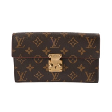 ルイ ヴィトン モノグラム Sロック・ベルトポーチ PM ブラウン M44667 モノグラムキャンバス ユニセックス バッグ 【中古】【bag】