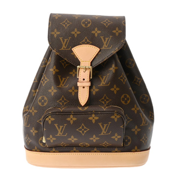 ルイ ヴィトン モノグラム モンスリ MM ブラウン M51136 モノグラムキャンバス レディース バッグ 【中古】【bag】