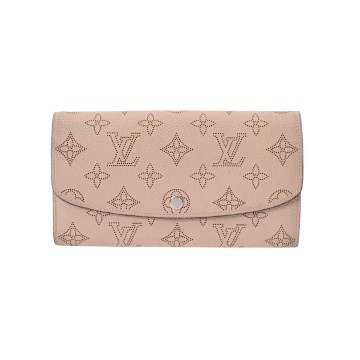 ルイ ヴィトン マヒナ ポルトフォイユ イリス マグノリア M60145 レザー レディース 財布 【中古】【purse】