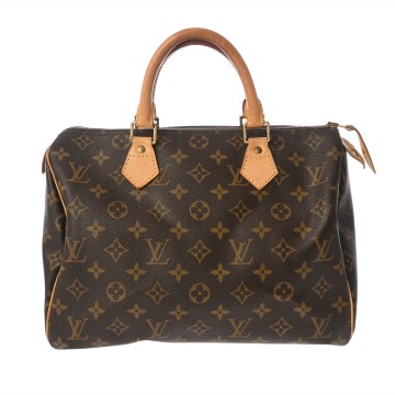 ルイ ヴィトン モノグラム スピーディ 30 マロン M41526 モノグラムキャンバス ユニセックス バッグ 【中古】【bag】