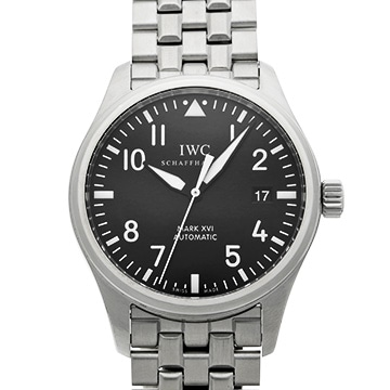 IWC パイロットウォッチ マーク XVI IW325504 ブラック メンズ 時計 【中古】【wristwatch】