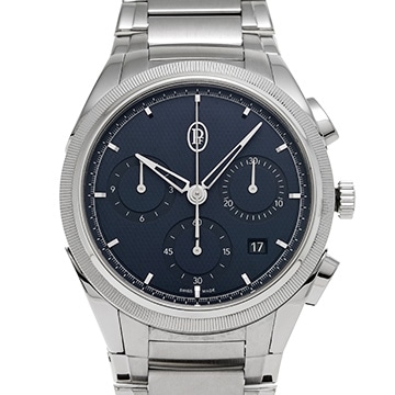 パルミジャーニ フルリエ トンダ PF クロコグラフ PFC915-1020001-100182 ブルー メンズ 時計 【中古】【wristwatch】