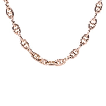 エルメス シェーヌダンクル ネックレス TPM 62コマ ゴールド K18ピンクゴールド PG レディース ジュエリー 【中古】【jewelry】