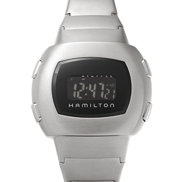 ハミルトン メン イン ブラック 2 リミテッド エディション H121138911 ブラック メンズ 時計 【中古】【wristwatch】