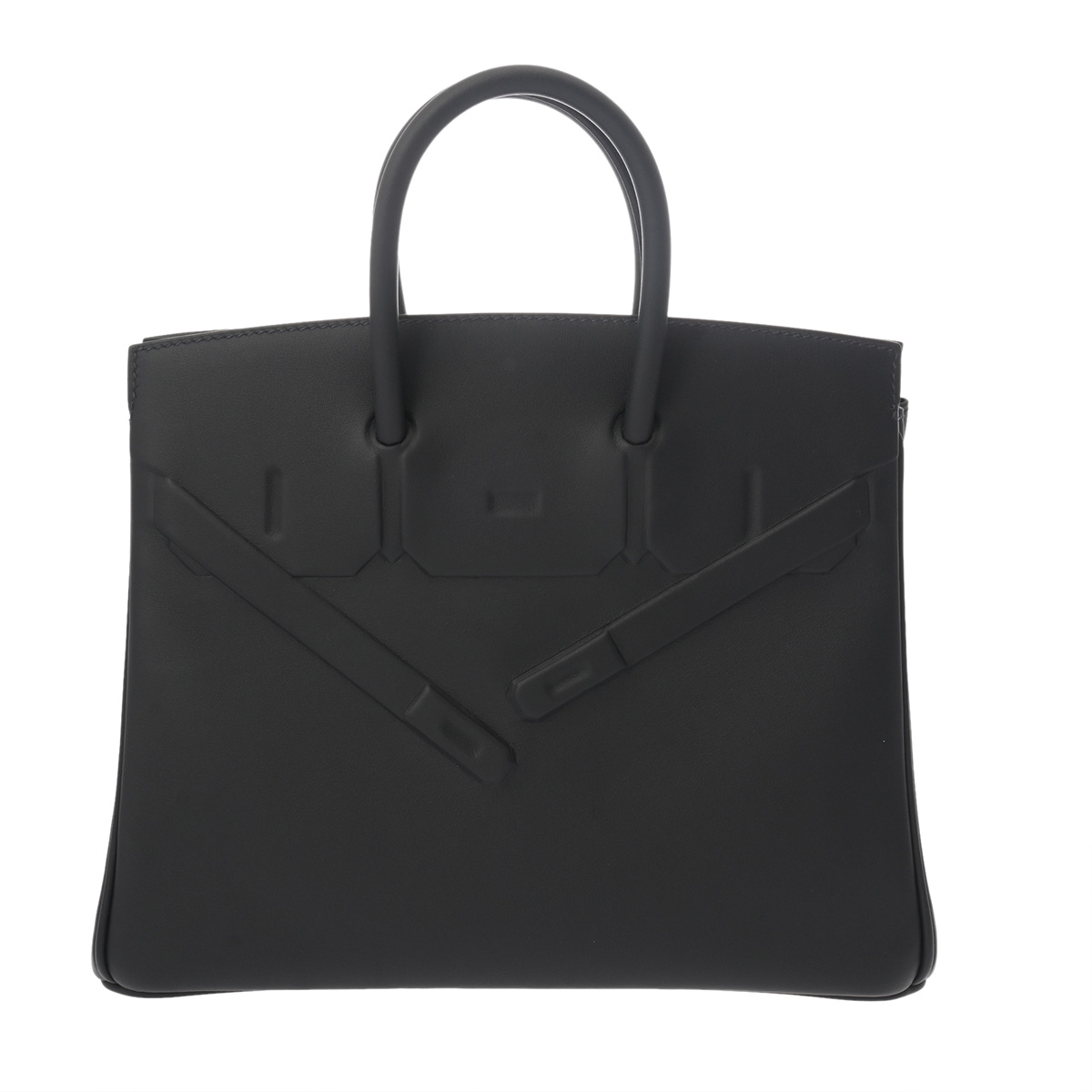 エルメス バーキン 25 シャドウ キャバン ヴォースイフト レディース バッグ 【中古】【bag】