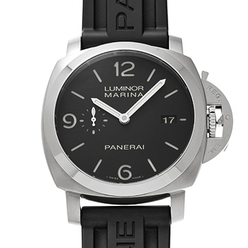 パネライ ルミノールマリーナ 1950 3デイズ アッチャイオ PAM00312 ブラック メンズ 時計 【中古】【wristwatch】