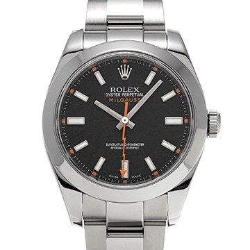 ロレックス ミルガウス 116400 ブラック メンズ 時計 【中古】【wristwatch】
