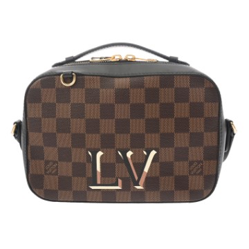 ルイ ヴィトン ダミエ サンタモニカ ブラウン N40189 ダミエキャンバス レディース バッグ 【中古】【bag】