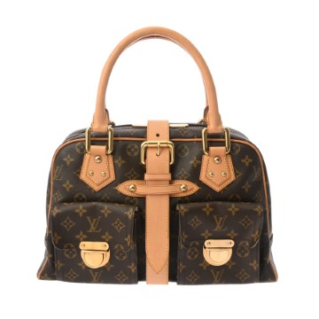 ルイ ヴィトン モノグラム マンハッタン GM ブラウン M40025 モノグラムキャンバス レディース バッグ 【中古】【bag】