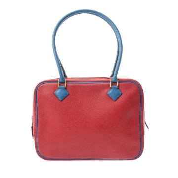 エルメス プリュム 20 クシュベル/ブルーフランス クシュベル レディース バッグ 【中古】【bag】