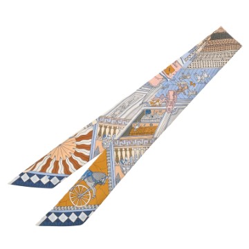 エルメス ツイリー OBJETS DE CURIOSITE マルチカラー シルク100％ レディース 【中古】【other】