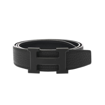 エルメス ベルトバックル&リバーシブルベルト #85 ブラック トリヨンクレマンス/レザー メンズ 【中古】【other】