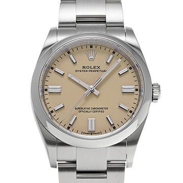 ロレックス オイスターパーペチュアル 36 126000 ベージュ メンズ 時計 【中古】【wristwatch】
