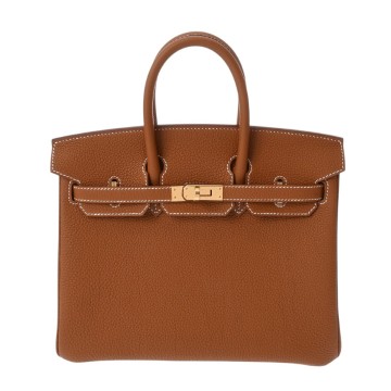 エルメス バーキン 25 ゴールド トゴ レディース バッグ 【新品】【bag】