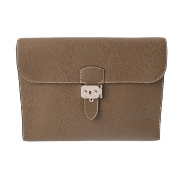 エルメス サック アデペッシュ 29 エトゥープ トゴ メンズ バッグ 【中古】【bag】