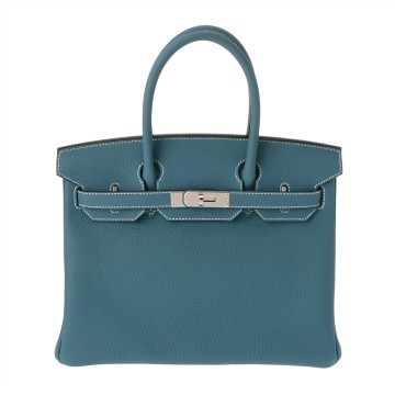 エルメス バーキン 30  ニューブルージーン トゴ レディース バッグ 【新品】【bag】