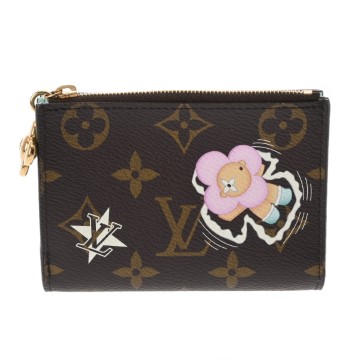 ルイ ヴィトン モノグラム ポルトフォイユ リサ ヴィヴィエンヌ アズールフロスト M12487 モノグラムキャンバス レディース 財布 【未使用】【purse】