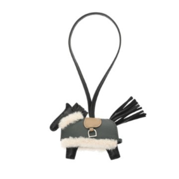 エルメス ロデオ PM ロベオプラッシュ ブラック/ヴェールマングローブ アニョーミロ/ヴォースイフト/メリノウール ユニセックス 【新品】【other】