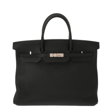 エルメス バーキン 40 ブラック トゴ ユニセックス バッグ 【中古】【bag】