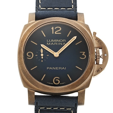 パネライ ルミノール マリーナ ブロンゾ PAM01678 ブルー・グラデーション メンズ 時計 【中古】【wristwatch】