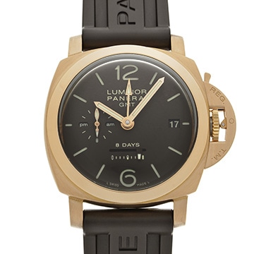 パネライ ルミノール 1950 8デイズ PAM00289 ブラウン メンズ 時計 【中古】【wristwatch】