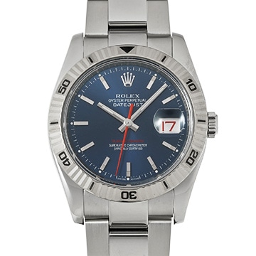 ロレックス デイトジャスト ターノグラフ 116264 ブルー メンズ 時計 【中古】【wristwatch】