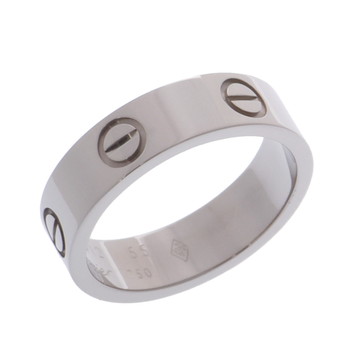 カルティエ ラブリング #55 シルバー K18ホワイトゴールド WG レディース ジュエリー 【中古】【jewelry】