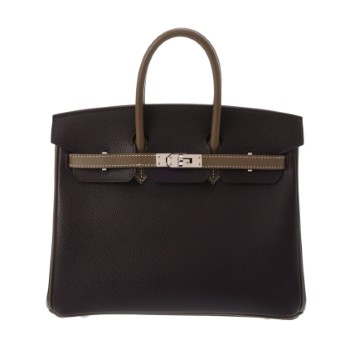 エルメス バーキン 25 SPオーダー レザン/エトゥープ ヴォーエプソン レディース バッグ 【中古】【bag】