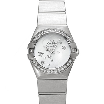 オメガ コンステレーション クォーツ 123.15.24.60.05.003 ホワイトシェル レディース 時計 【中古】【wristwatch】