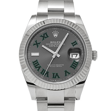 ロレックス デイトジャスト 41 126334 スレートグレー メンズ 時計 【中古】【wristwatch】