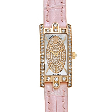 ハリー ウィンストン アヴェニューC ミニ エリプティック AVCQHM16RR045 ホワイトシェル/ダイヤモンド レディース 時計 【中古】【wristwatch】