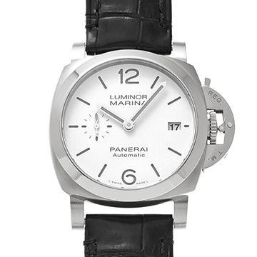 パネライ ルミノール クアランタ PAM01371 ホワイト メンズ 時計 【中古】【wristwatch】