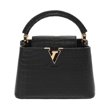 ルイ ヴィトン カプシーヌ MINI 2WAY ブラック M93074 クロコダイル レディース バッグ 【中古】【bag】