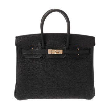 エルメス バーキン 25 ブラック トゴ レディース バッグ 【新品】【bag】