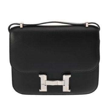 エルメス コンスタンス3 18 スタジオ ブラック ヴォームッシュ レディース バッグ 【中古】【bag】