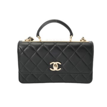 シャネル マトラッセ チェーンクラッチ 2026年 クルーズコレクション ブラック AP4184 ラムスキン レディース バッグ 【中古】【bag】